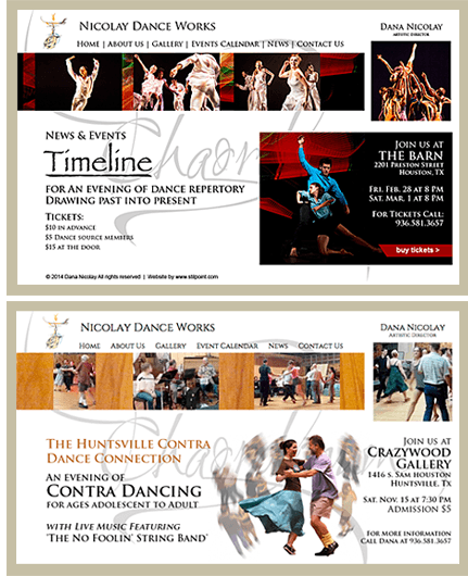 Nicolay Dance Works web site